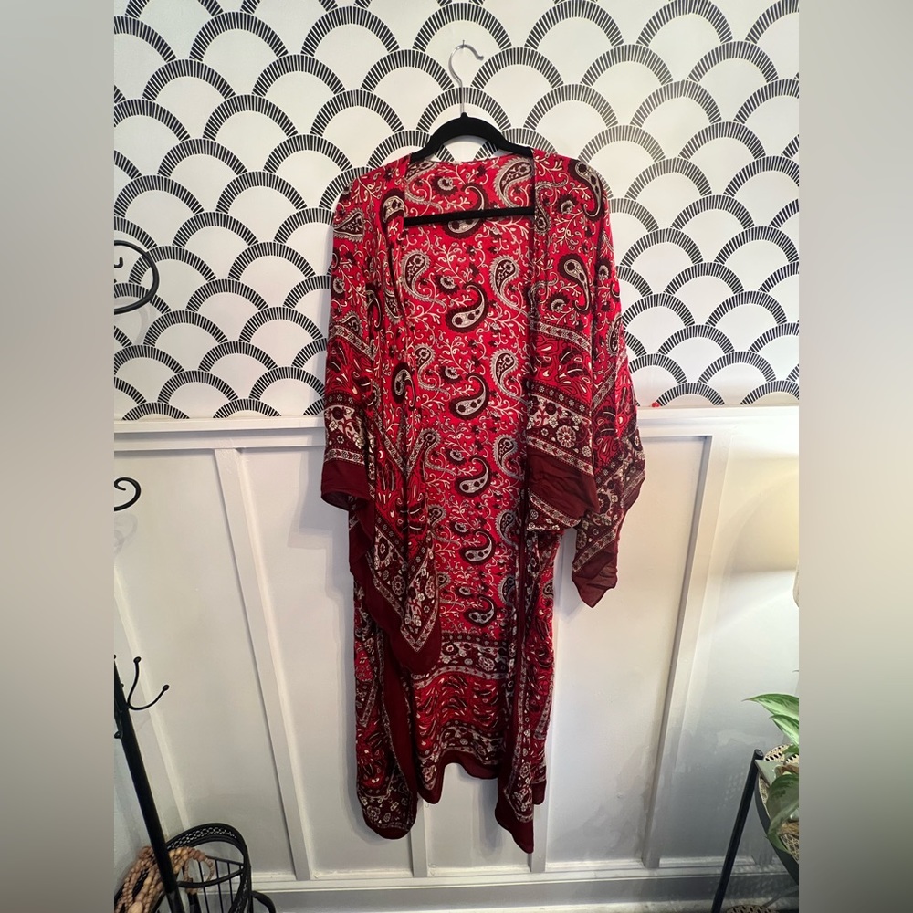 Long Free people kimono in size medium